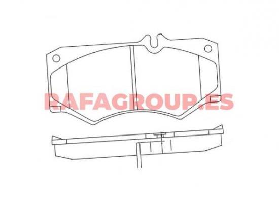 RG6828 - Pastillas de freno